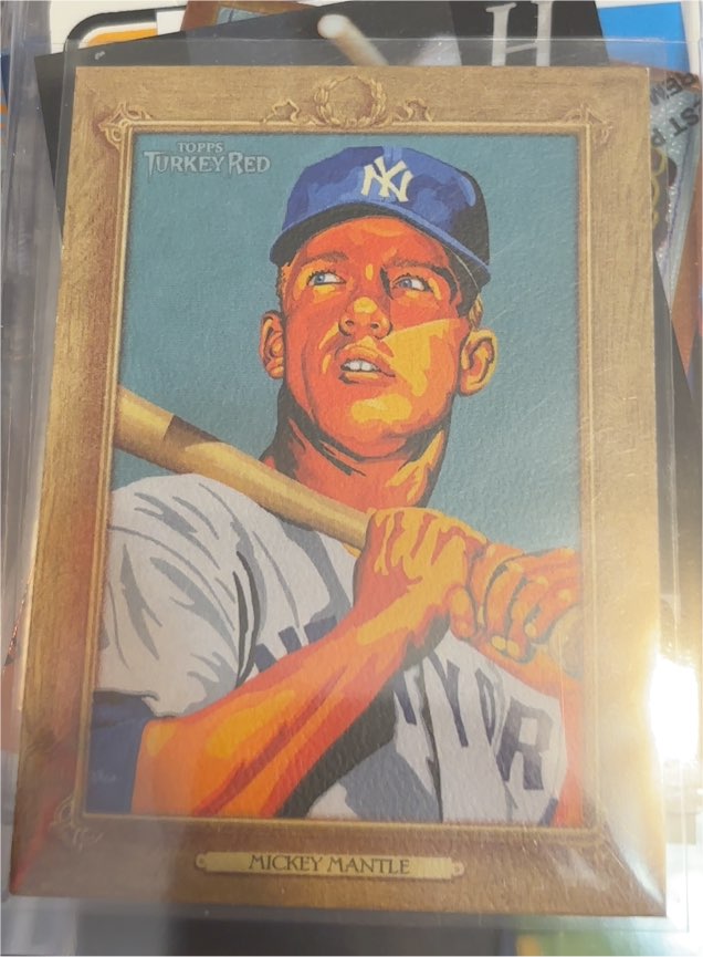 2007 Topps Turkey Red #117 Mickey Mantle — front