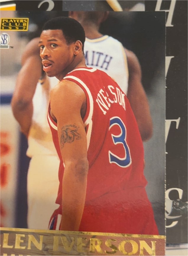 1997 Score Board Players Club #49 Allen Iverson — front