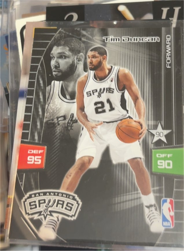 2009 Panini Adrenalyn XL #NNO Tim Duncan — front