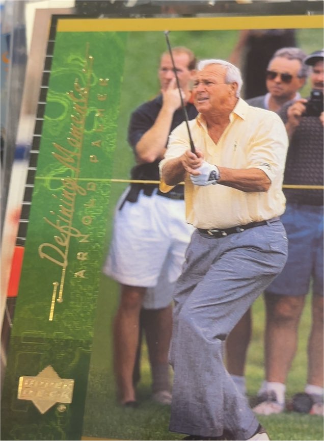 2001 Upper Deck Defining Moments #127 Arnold Palmer — front