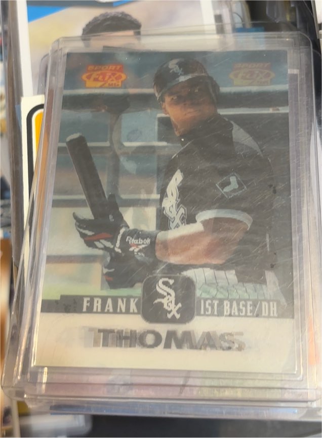 1996 Pinnacle Sportflix #13 Frank Thomas — front