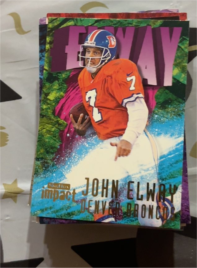 1997 SkyBox Impact #7 John Elway — front