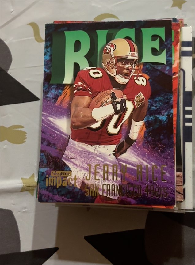 1997 SkyBox Impact #80 Jerry Rice — front