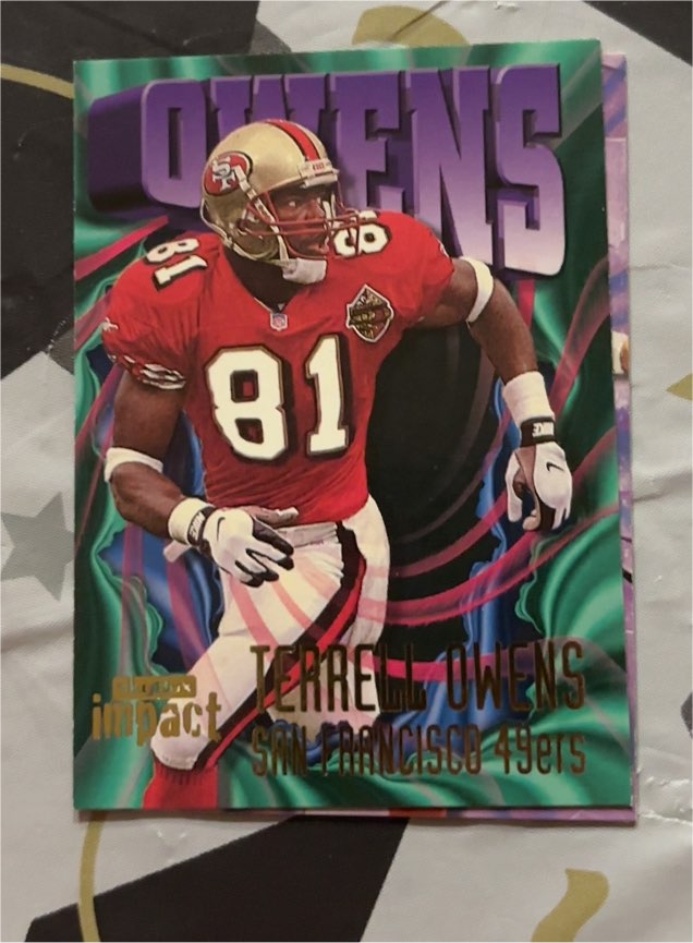 1997 SkyBox Impact #146 Terrell Owens — front