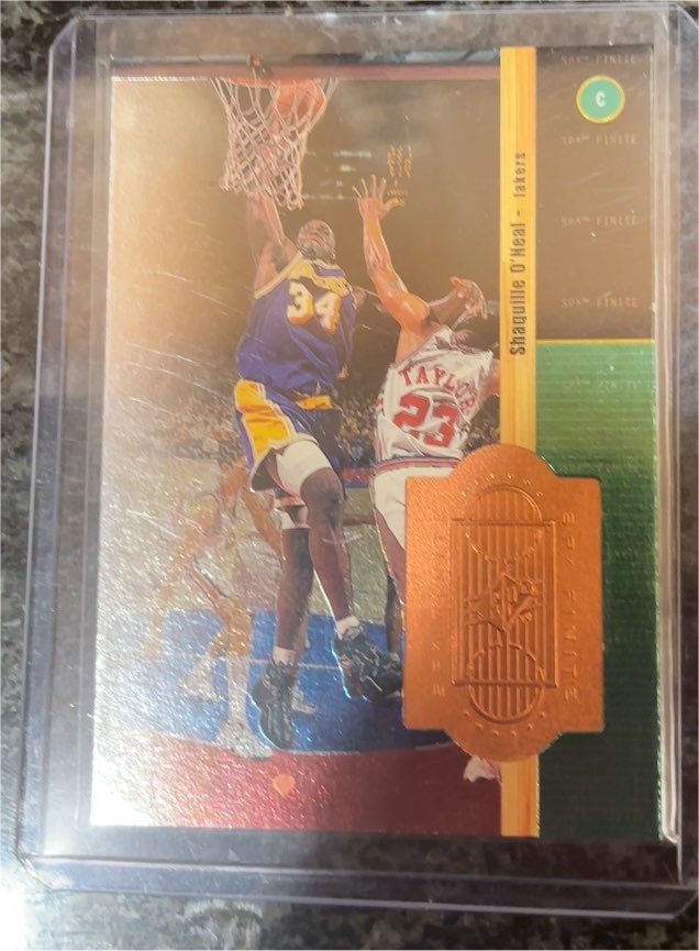 1998-99 Upper Deck SPx Finite #83 Shaquille O'Neal — front
