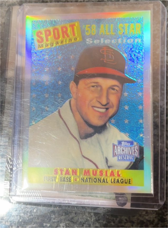 2001 Topps Archives Reserve #59 Stan Musial — front