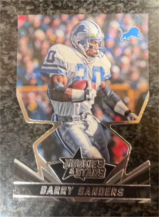 2015 Panini Rookies & Stars Star Studded Die Cuts #SS28 Barry Sanders — front