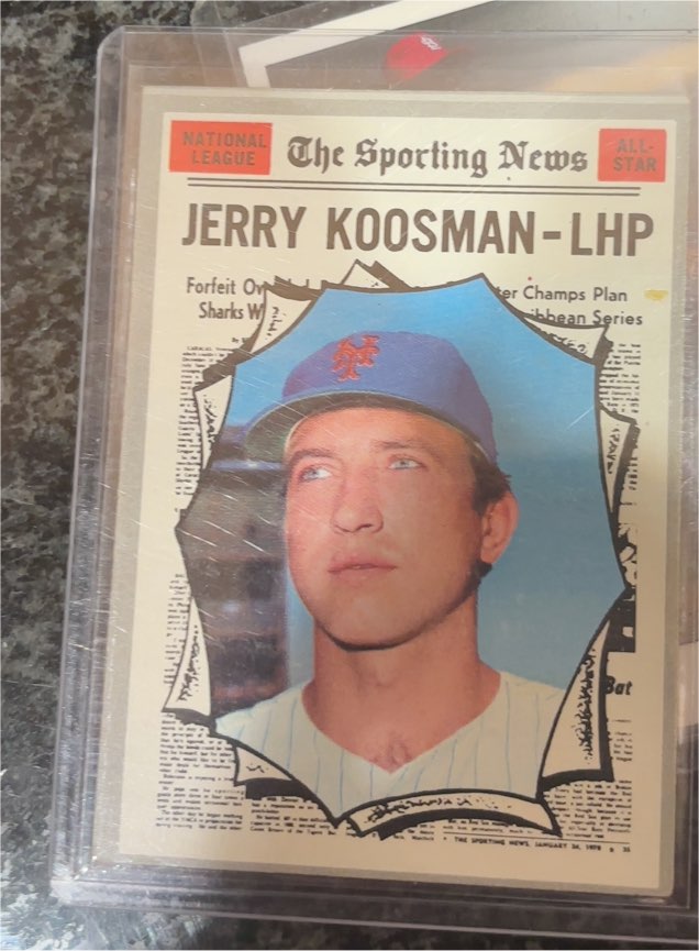 1970 Topps #468 Jerry Koosman All-Star — front