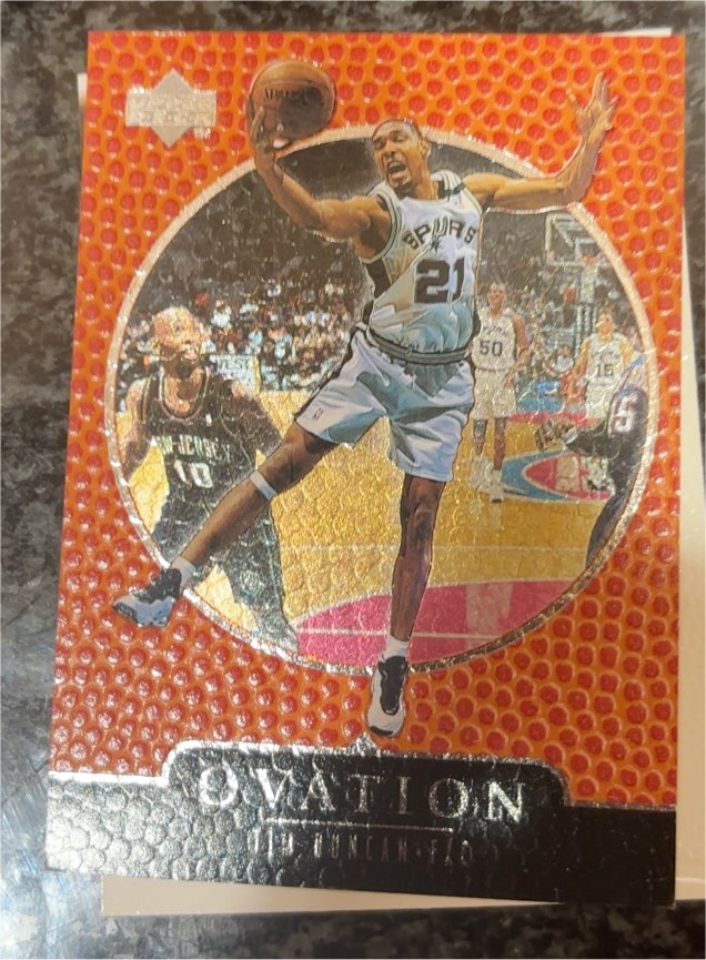1998-99 Upper Deck Ovation #59 Tim Duncan — front