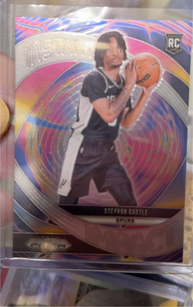 2024-25 Panini Prizm #4 Stephon Castle Instant Impact — front