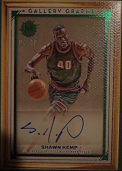 2024 Topps Motif Gallery Graphs #GG-SK Shawn Kemp — front
