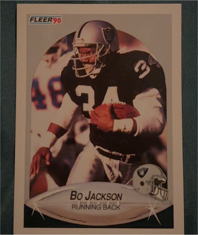 1990 Fleer #256 Bo Jackson — front