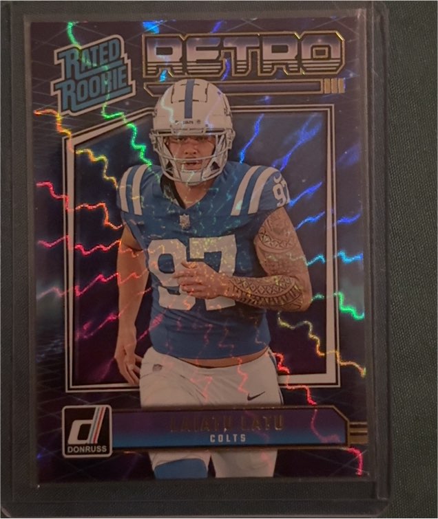 2024 Donruss Retro Rated Rookie #1 Laiatu Latu — front