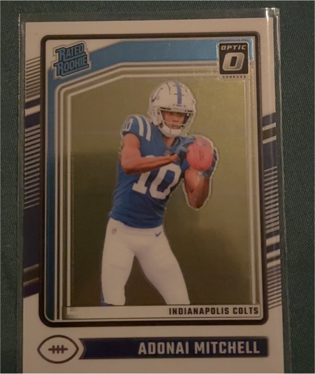 2024 Panini Donruss Optic #203 Adonai Mitchell — front