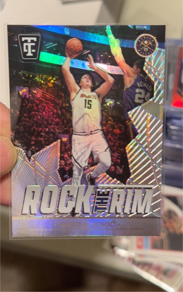 2024-25 Panini Totally Certified #21 Nikola Jokic Rock the Rim — front