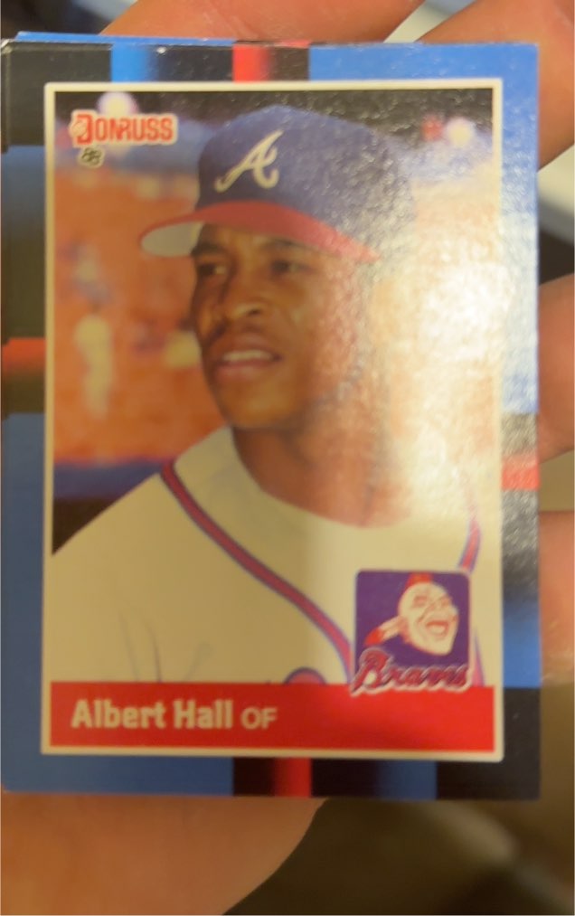 1988 Donruss #290 Albert Hall — front