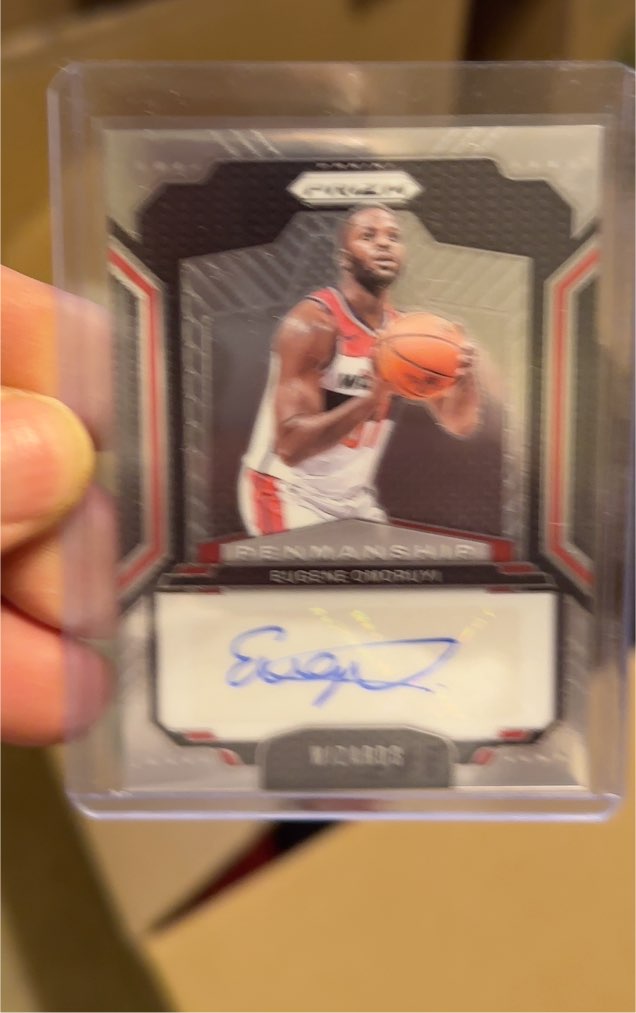 2024-25 Panini Prizm Penmanship #PNM-EUG Eugene Omoruyi — front