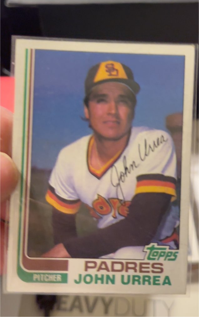 1982 Topps #28 John Urrea — front