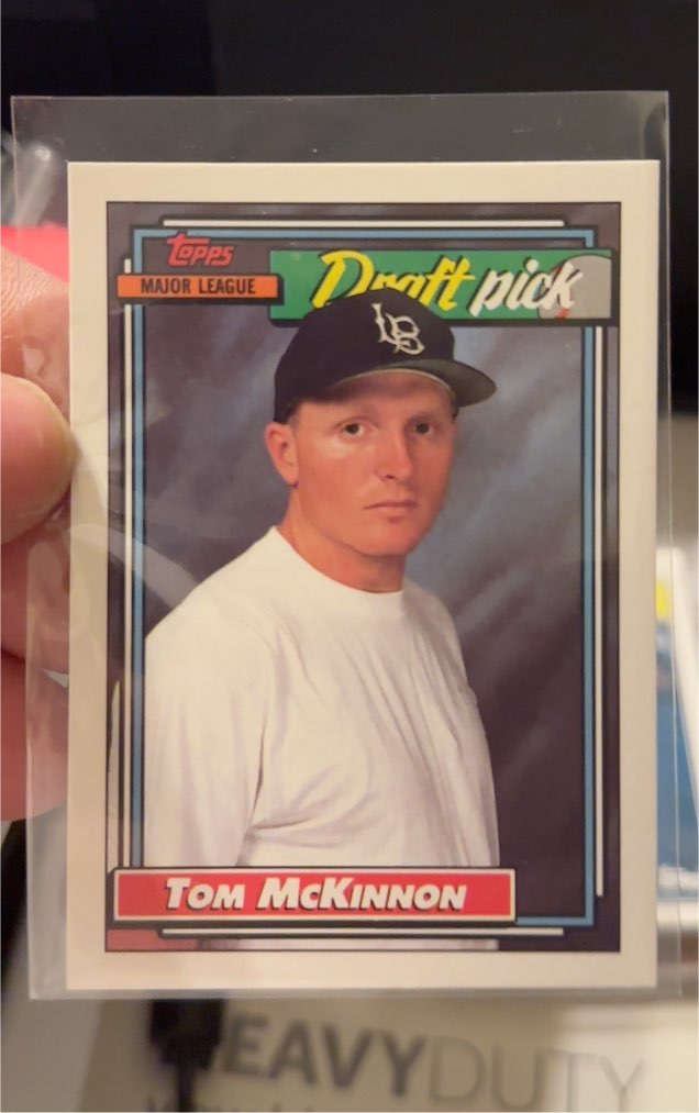 1992 Topps #96 Tom McKinnon — front
