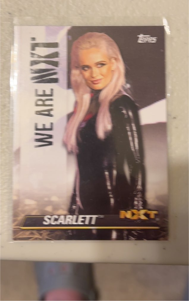 2021 Topps WWE NXT #NXT-50 Scarlett — front