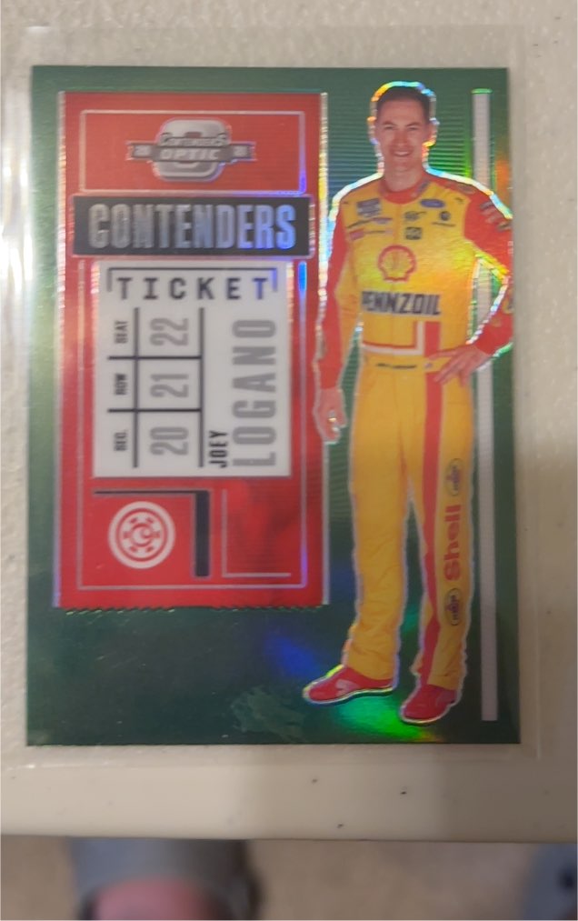 2021 Panini Chronicles Contenders Optic #9 Joey Logano — front