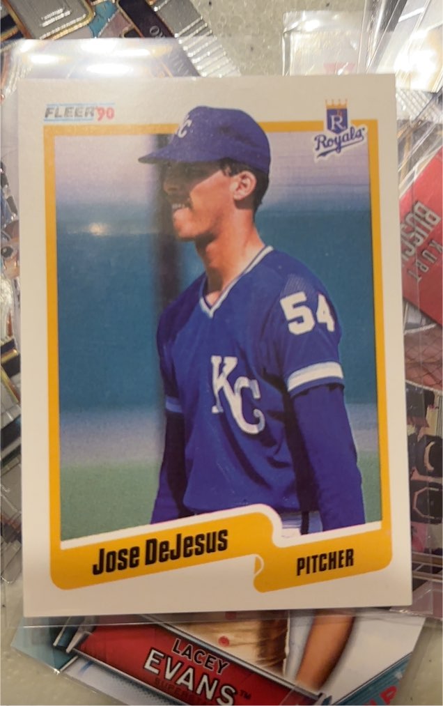 1990 Fleer #104 Jose DeJesus — front