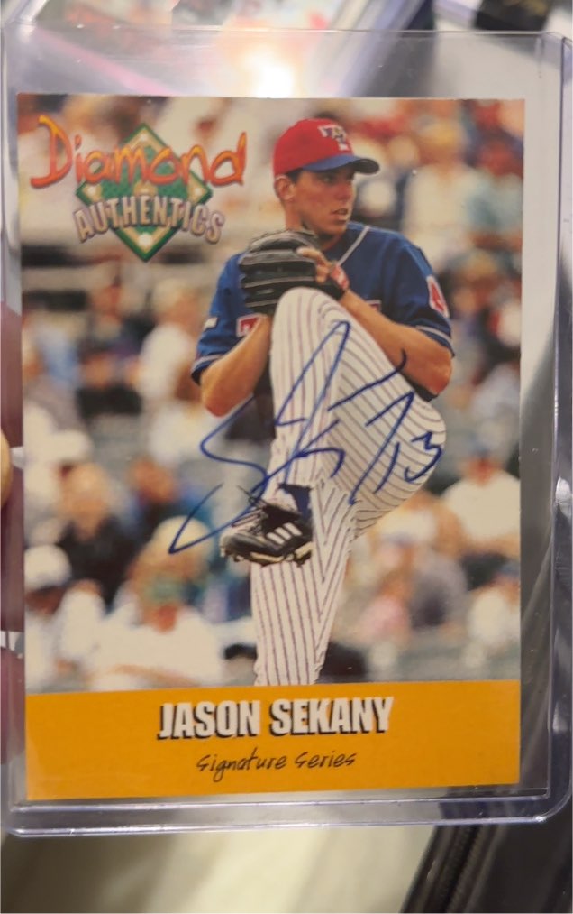2000 Diamond Authentics #23 Jason Sekany — front