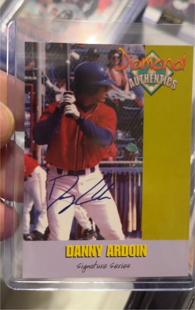 2000 Diamond Authentics Signature Series #21 Danny Ardoin — front