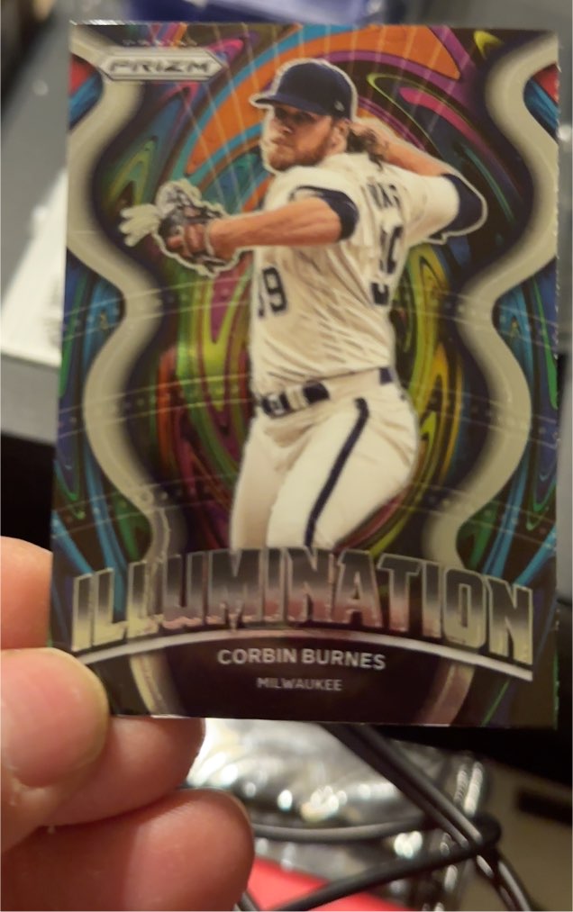 2022 Panini Prizm #IL-4 Corbin Burnes Illumination — front