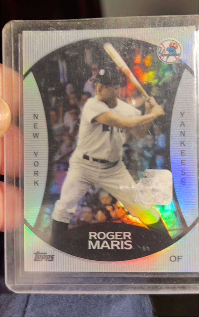 2010 Topps Legends Platinum Chrome #PC19 Roger Maris — front