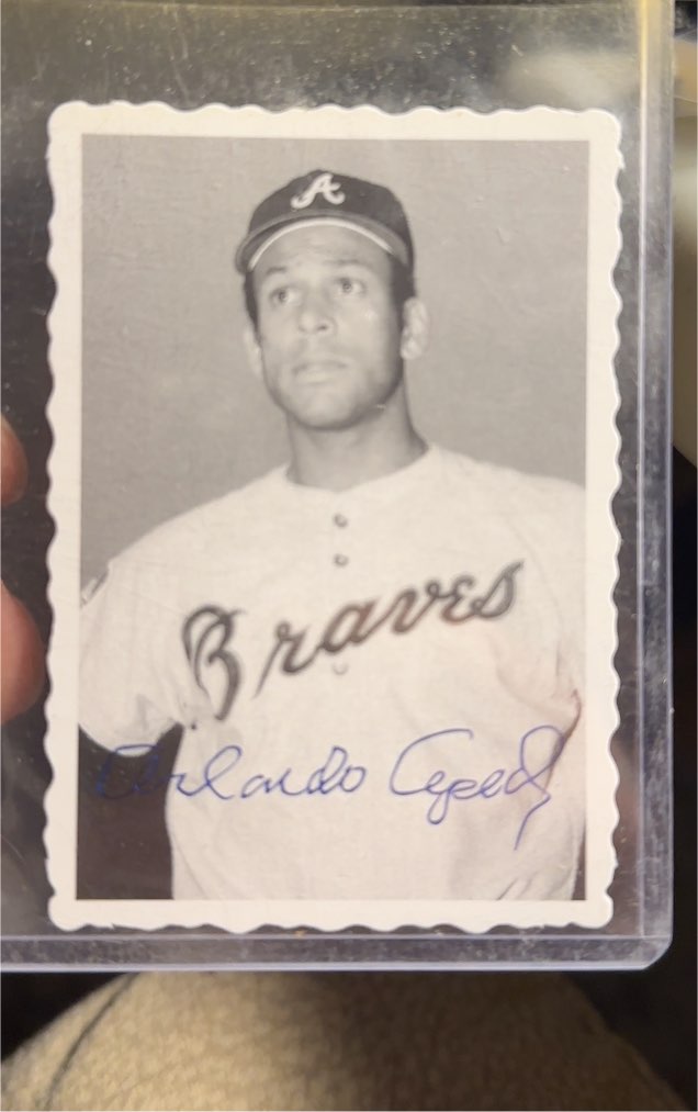2012 Topps Archives Deckle Edge #10 Orlando Cepeda — front