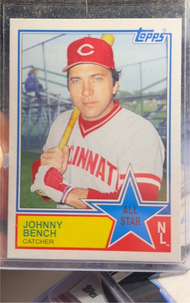 1983 Topps All-Star Johnny Bench — front