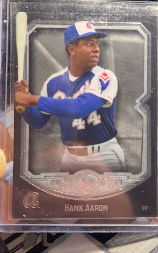 2017 Topps Museum Collection #20 Hank Aaron — front