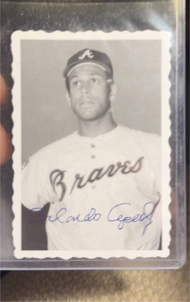 2012 Topps Archives Deckle Edge #10 Orlando Cepeda — front