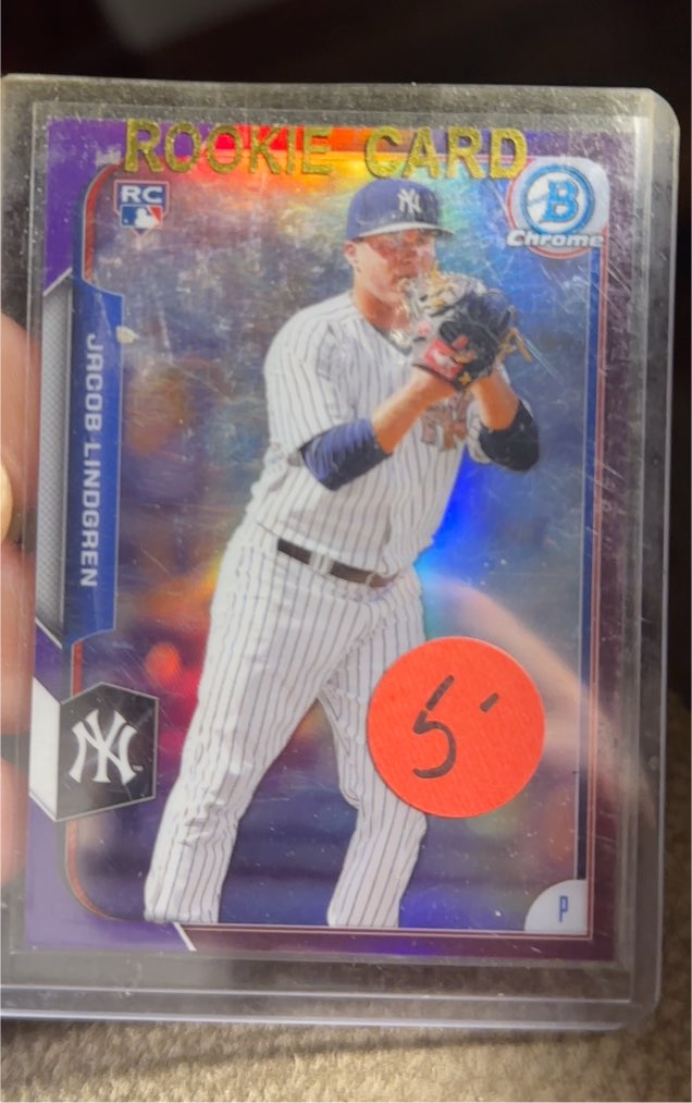 2015 Bowman Chrome #14 Jacob Lindgren — front