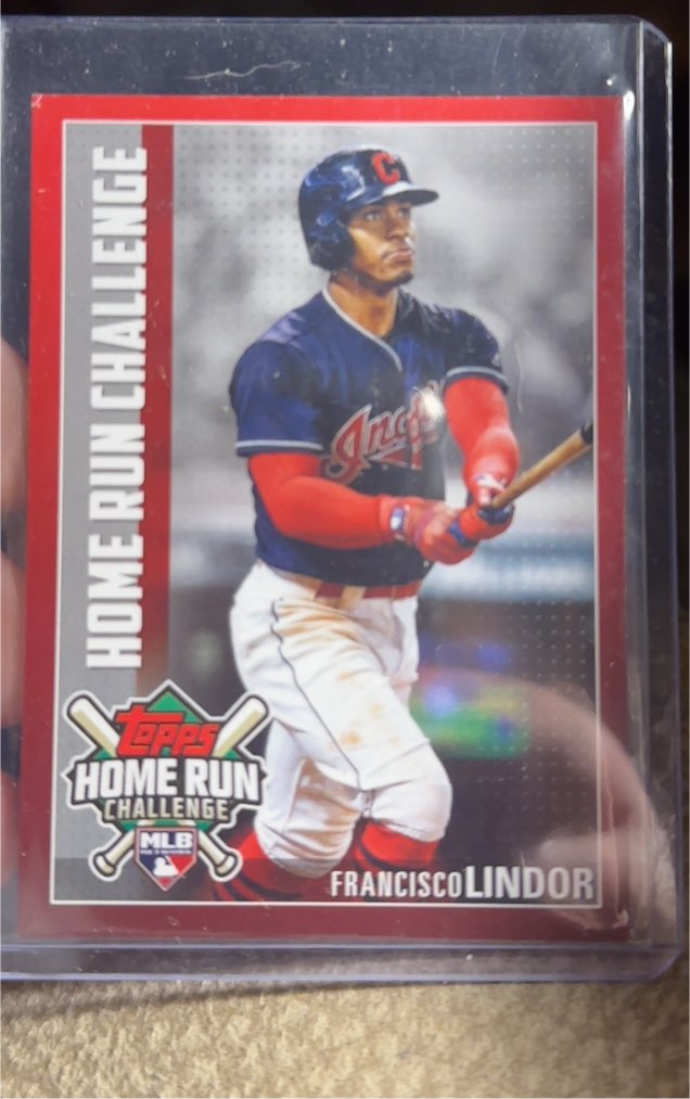 2019 Topps Home Run Challenge #HRC-15 Francisco Lindor — front