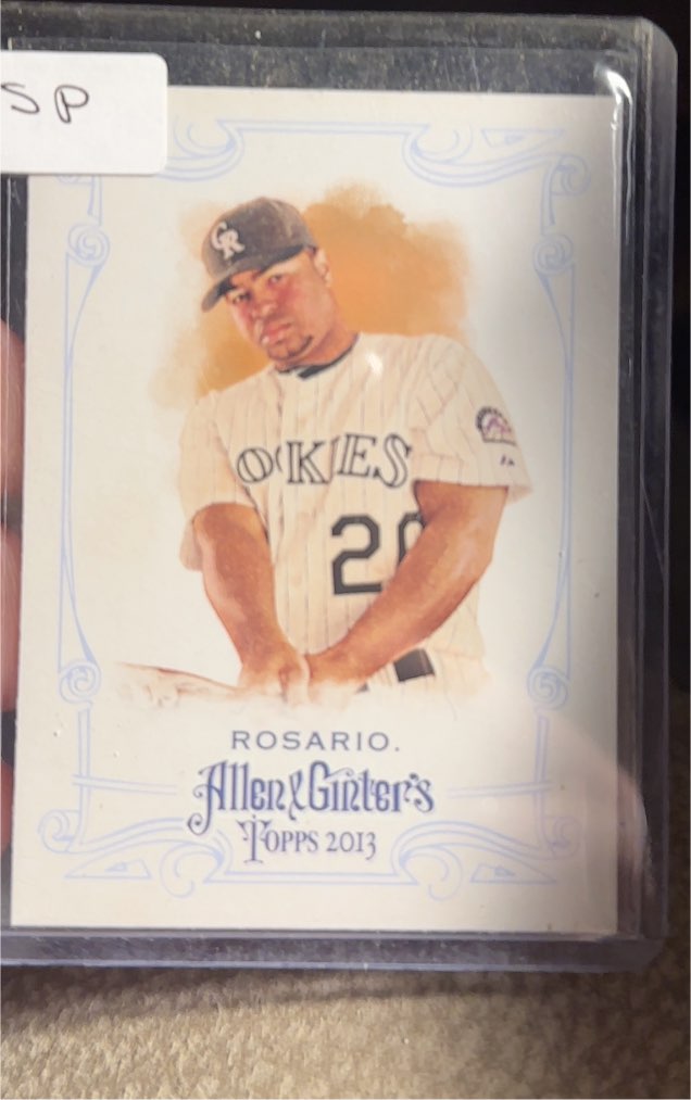 2013 Topps Allen & Ginter #312 Wilin Rosario SP — front