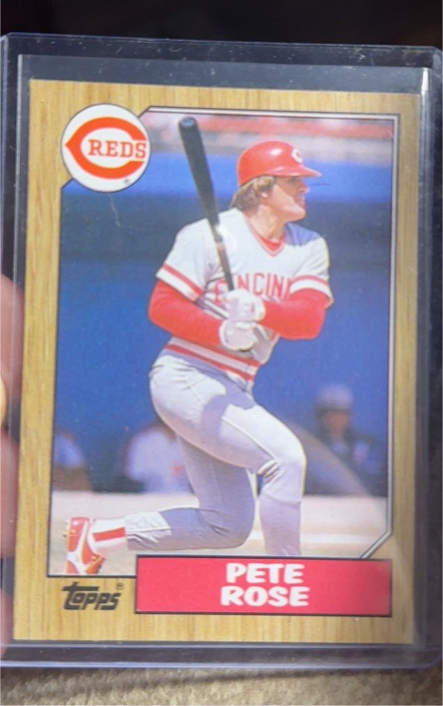 1987 Topps #200 Pete Rose — front