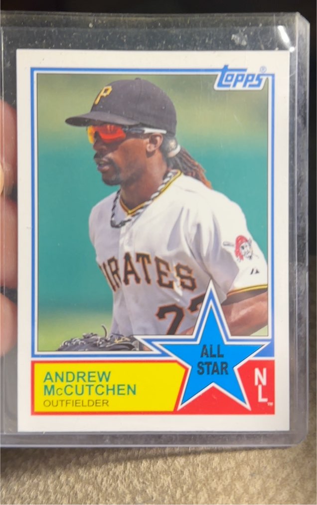2013 Topps Archives #83-AM Andrew McCutchen 1983 All-Stars Pittsburgh Pirates — front