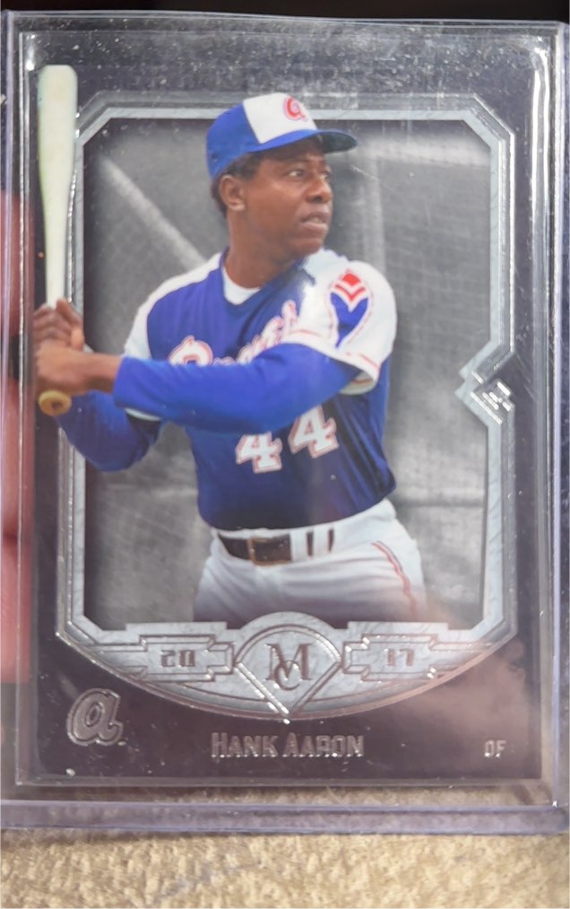 2017 Topps Museum Collection #64 Hank Aaron Atlanta Braves — front