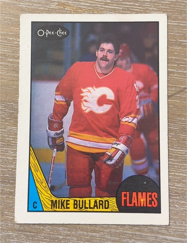 1987-88 O-Pee-Chee #210 Mike Bullard — front
