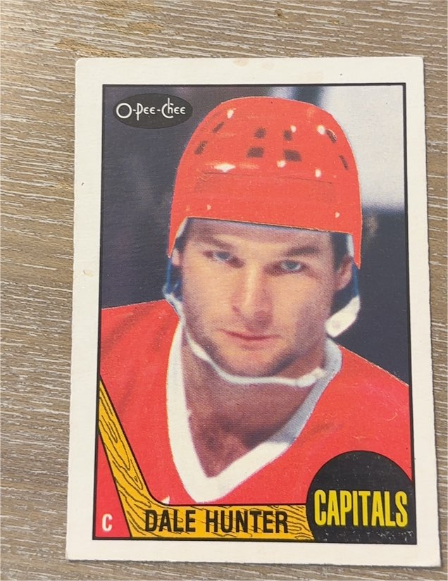 1987-88 O-Pee-Chee #245 Dale Hunter — front