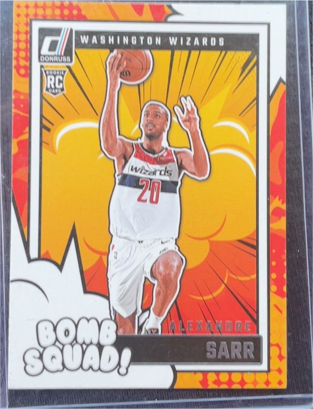 2024-25 Panini Donruss #9 Alexandre Sarr Bomb Squad — front