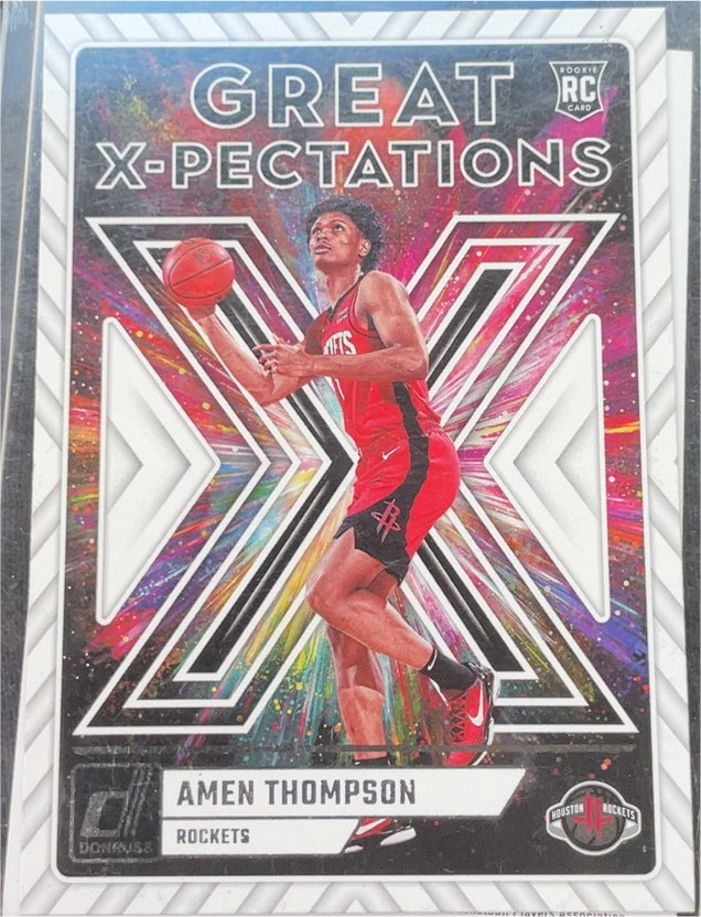 2023-24 Panini Donruss #14 Amen Thompson Great X-Pectations — front
