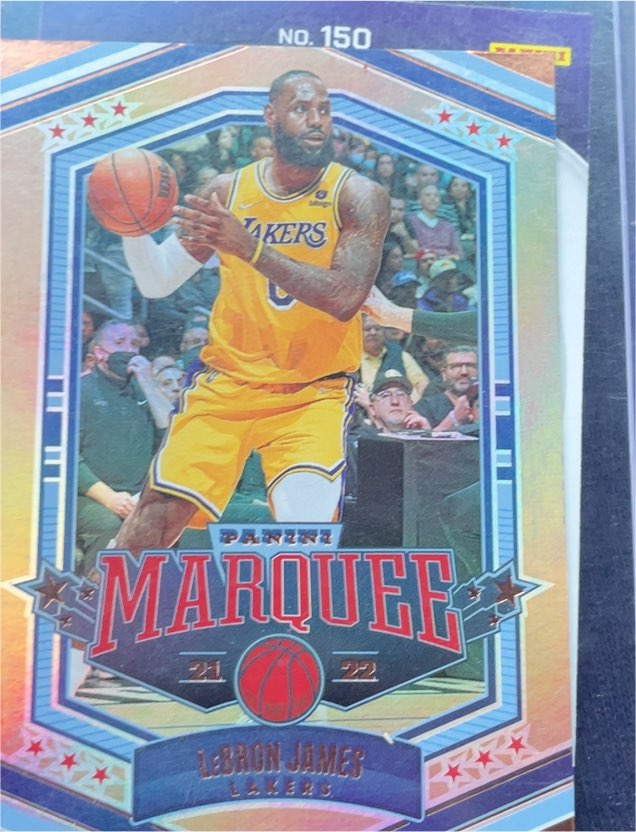 2021-22 Panini Chronicles Marquee #150 LeBron James — front