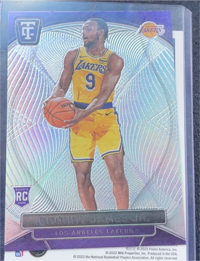 2024-25 Panini Totally Certified #150 Bronny James Jr. — front