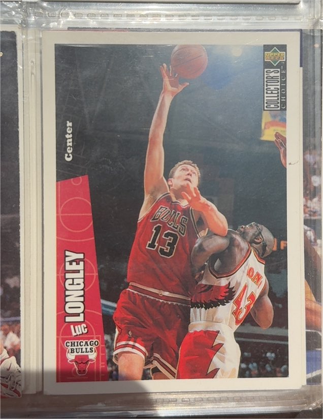 1996-97 Upper Deck Collector's Choice #24 Luc Longley — front
