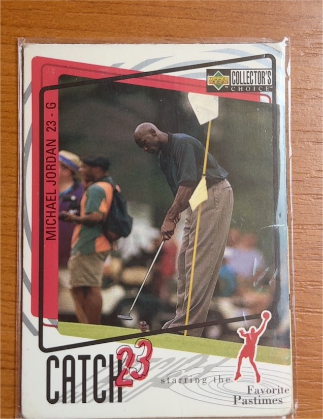 1997-98 Upper Deck Collector's Choice #188 Michael Jordan Catch 23 — front