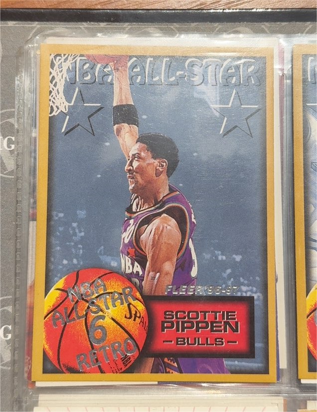 1996-97 Fleer #287 Scottie Pippen NBA All-Star 6 Retro — front