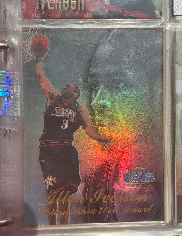 1997-98 Fleer Flair Showcase #3 Allen Iverson — front